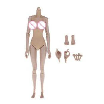 Moveable Joints 1:6 Female Body Skeleton Big  W/ Wheat Skin