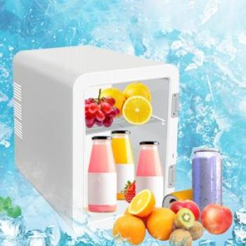 Compact Mini Fridge Can Store 6 Cans 4 Liters for Drinks