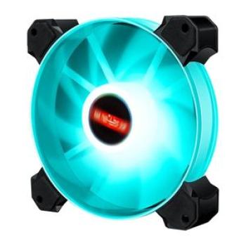 High  12cm LED RGB Computer Case Cooling Fan CPU Cooler Blue Light 02