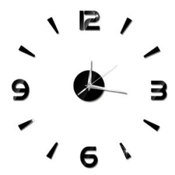 Quartz Wall Clock Clocks Horloge Watch Acrylic Mirror Sticke