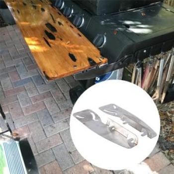 Universal BBQ Grill Smoke Oven Extension Bracket for Outdoor