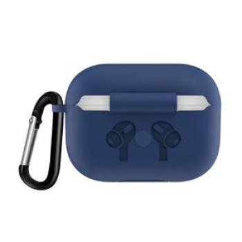 Silicone Portable Earphone Protective Case Cover-Dark Blue