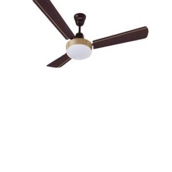 12W -  Harmony Ceiling Fan With Led Light And Remote Control - Brown
