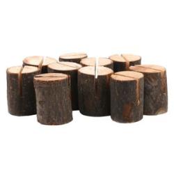 20 X Wooden Rustic Wedding Table Number Place Name Card Stand