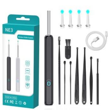 LED Camera Earwax Removal Tool Digital Wireless Otoscope Ear Cleaner