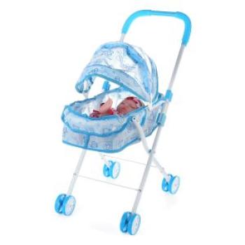 Baby print stroller Multi-functional Baby Walker Trolley Children`s Toys Childre Blue