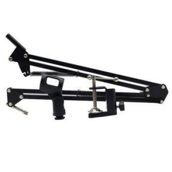 Adjustable Microphone Mic Boom  Arm Stand Set - Black