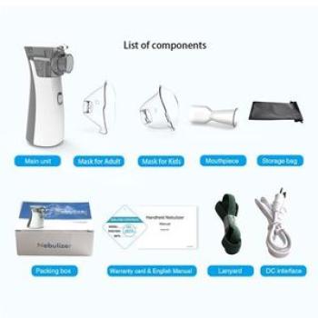 Portable Nebulizer Machine Asthma Inhaler Mini Silent