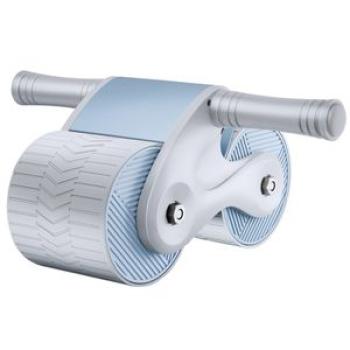 Belly Wheel Automatic Rebound Wheel Roller Blue and Grey