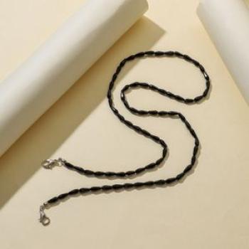 2 PCS Crystal Mask Lanyard Chain