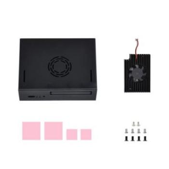 For VisionFive2 Special Metal Shell with Fan Mini Host