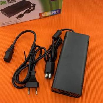 Ac Adapter Power Supply With Charging Cable For Xbox 360