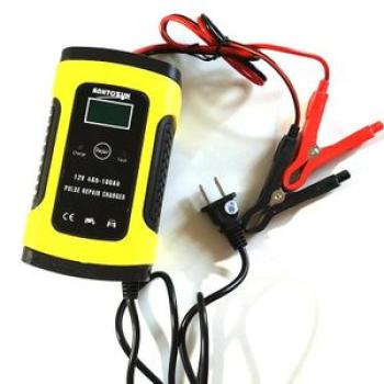 12V6A Full Automatic Car Battery Recharge Device-Yellow