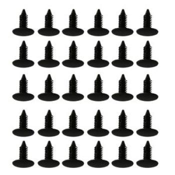 30PCS Interior Door Panel Clips Nylon Rivet Retainer Fender