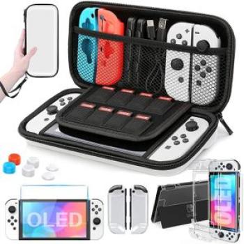Estuche Funda For Nintendo Switch Oled Joycon Nitendo Swich