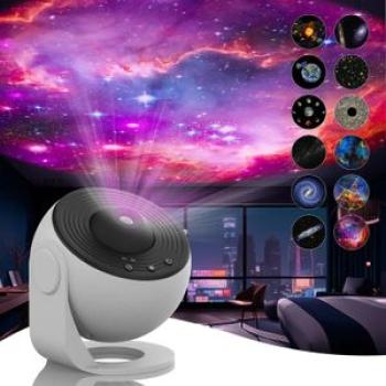 12 In 1 Rocket Astronaut Galaxy Star Projector Night Light