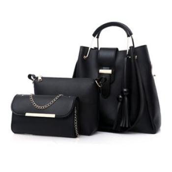 3 In 1 Handbags Set - Black
