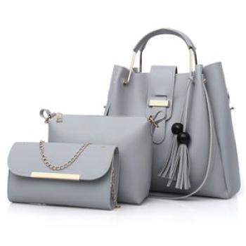 3 In 1 Handbags Set - Grey