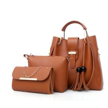 3 In 1 Handbags Set - Brown