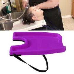 Shampoo Backwash Washing Tray Sink Neck  Basin Purple