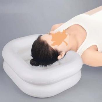 Portable Inflatable Shampoo Basin Hair Washing Basin Washing Sink