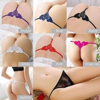 Sexy Lady Floral Lace Lingerie Thongs Gstring Panties