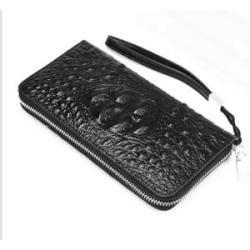 Long Envelope Clutch Wallet Purse - Black