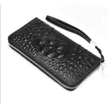 Long Envelope Clutch Wallet Purse - Black