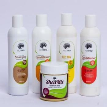 Black Soap Shampoo Set - 5 in 1 Hair Care Set