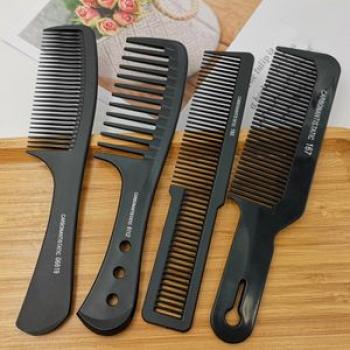 Comb Plastic Barber Comb Black Thickened Hair Cutting Comb