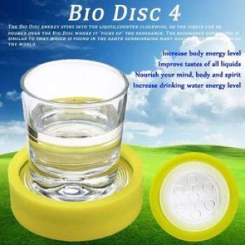 Latest BIO DISC 4 Frequency Energises Water Blocks Health Power Energy Quantum