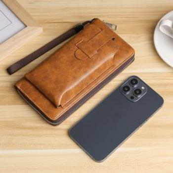 Wallet for Men - Mens Wallets with Mobile Phone Storage Bag