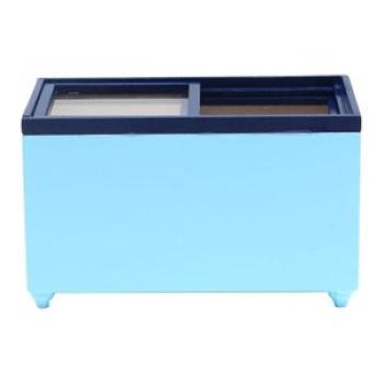 1:12 Dollhouse Freezer With Opening Double Door Kitchen Play Life Blue