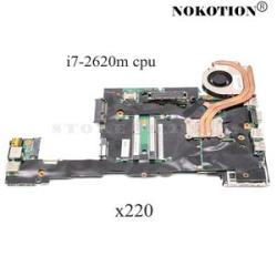 04Y1830 mainboard for Lenovo ThinkPad X220 PC laptop  Intel Core i7~2620M 2.7GHz