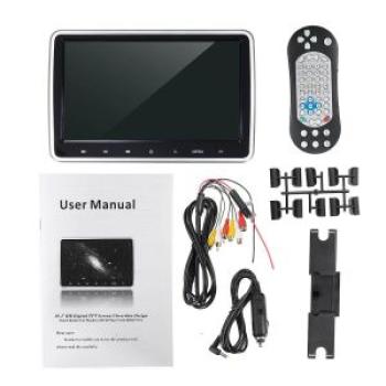 10.1 inch digital screen touch button plug-in DVD LCD display