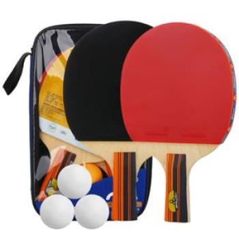 Table Tennis Ball And Bat Set 2 Ping Pong Bats 3 Ping Pong