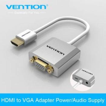 Vention HDMI To VGA Adapter Converter Cable Analog Video Audio With Micro USB Aux Interface For Xbox