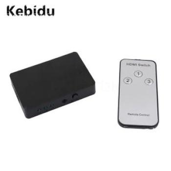 3x1 HDMI Splitter 3 Ports 3D 1080P HD Auto Spliter With Remote Control HDMI Switch For DVD TV Box A/