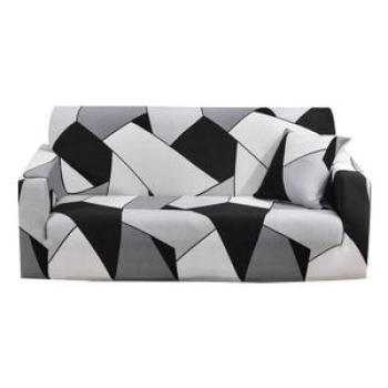 1 Set Pillowcase Durable Polyster 1-4 Seaters Sofa Cover Two Seats A