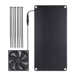 Solar Panel Single Fan 10W Weatherproof solar panel kit