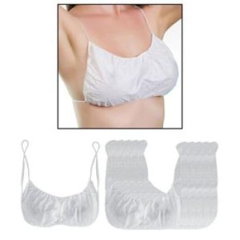 Set Of 50 Disposable Spa Salon Top Garment Underwear Disposable White