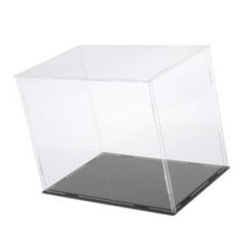 Dustproof Display Box For Building Blocks Toys Black