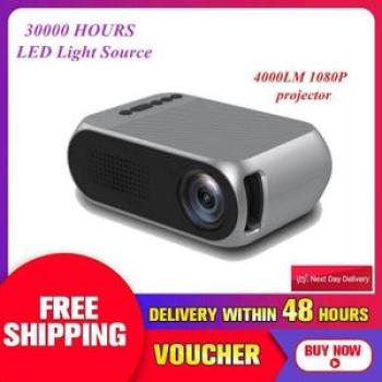 23 Languages 1080P Full HD 1000 Lumens USB Portable Home Theater Projector Projectors Beamer Systems