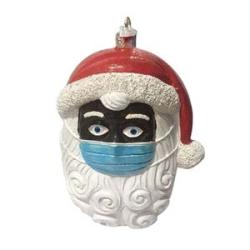 Creative Survivor Mask Santa Claus Pendant Hangings For DIY Xmas Black
