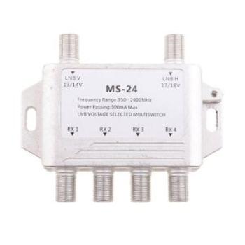 2x4   2/4 2 LNB    4 Receivers HDTV HD