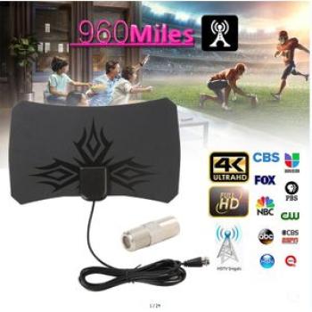 Newest TV Indoor Amplified Digital HDTV HD 4K 1080P Freeview TV Broadcast Long Range TV