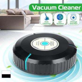 White/Black Automatic Smart Robot Cleaner Floor Dust Sweeper Home Vacuum Cleaner black