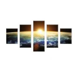 Abstract Home Canvas Prints Painting Artwork Wall Hanging Sunrise-L