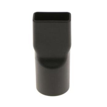 32mm Round To Flat Neck Vacuum Cleaner Hose Tube Adapter Black