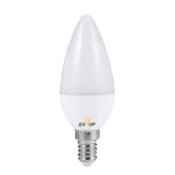 LED Candle Shape Light Bulb C37 E14 Base Socket 7W 3000K
